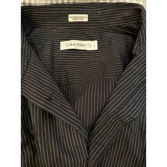 Lot Of 8 Men’s Long Sleeve Button Down Dress Shirts Express GAP Sz L 16-16 1/2 - Picture 6 of 7